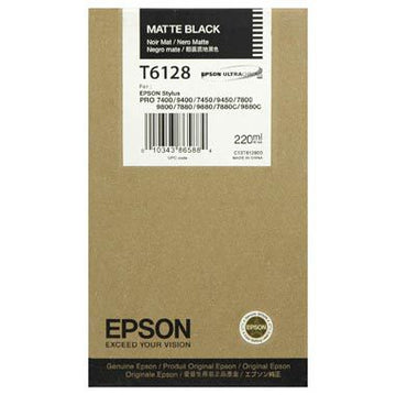 Tinta Negro Mate T6128 Epson Stylus Pro 7400/9400 220ml