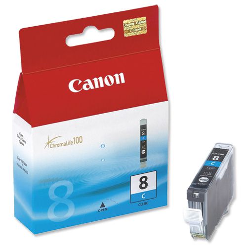 Cartucho de Tinta Canon CLI-8C Cian 0621B001