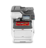 Impresora Laser Color Oki MC853DN DUPLEX/RED 45850404 imagen 2