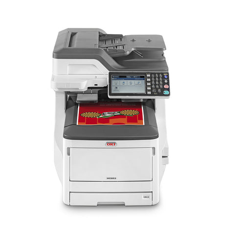 Impresora Laser Color Oki MC853DN DUPLEX/RED 45850404 imagen 2