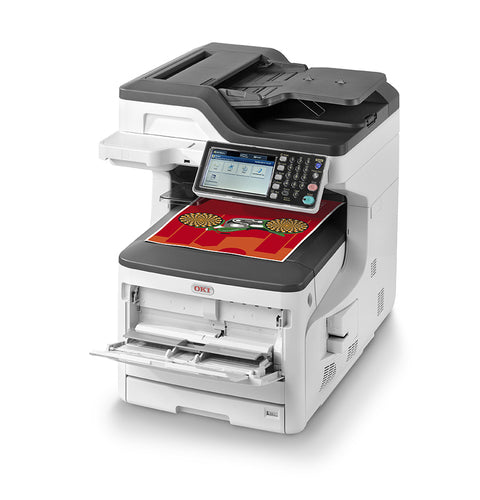 Impresora Laser Color Oki MC853DN DUPLEX/RED 45850404 imagen 3