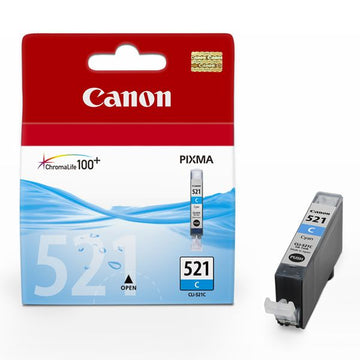 Cartucho de Tinta Cian Canon CLI-521C 2934B001