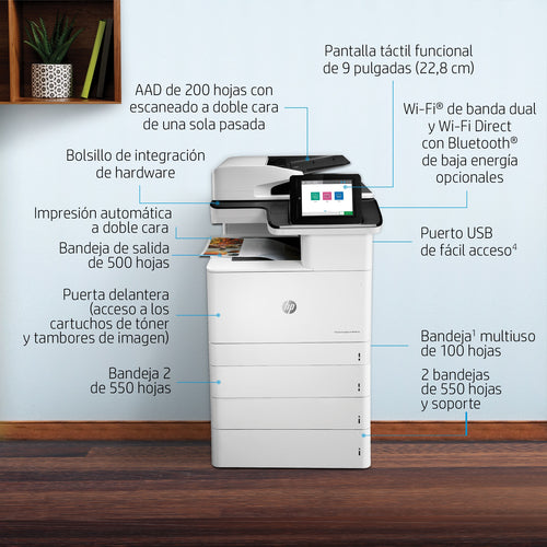 Hp Color Laserjet Enterprise MFP M776DN T3U55A imagen 7