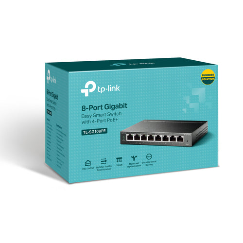 Switch TP-Link TL-SG108PE Gigabit imagen 2