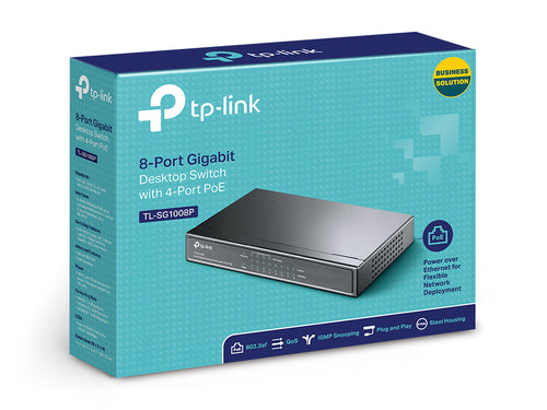 Switch TP-Link TL-SG1008P Gigabit imagen 4