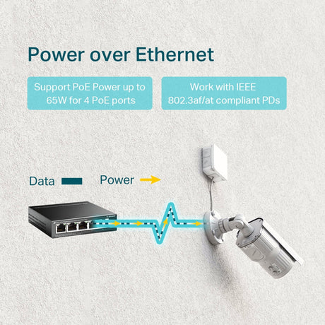 Switch TP-Link TL-SG1005P Gigabit imagen 2