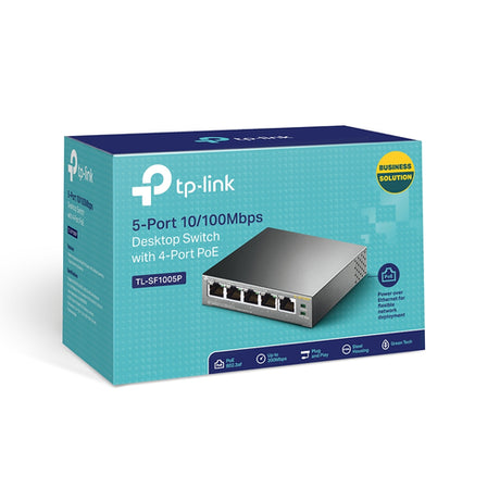 Switch TP-Link TL-SF1005P 100Mbps imagen 4