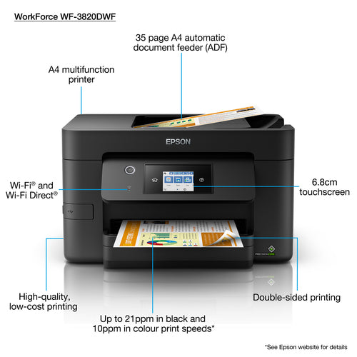 Epson Workforce Pro WF-3820DWF C11CJ07403 imagen 8