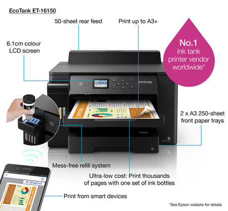 Impresora Epson Ecotank ET-16150 C11CJ04401 imagen 4