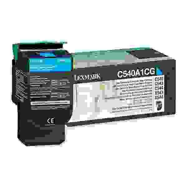 Toner Cian C540A1CG Lexmark C540/C543/C544/X543/X544