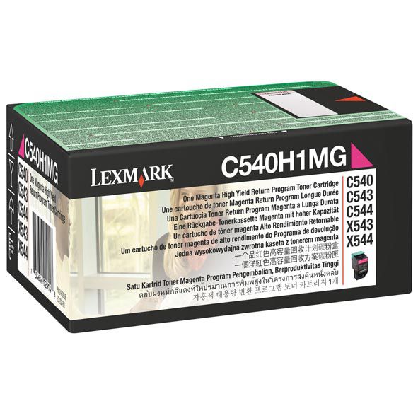 Toner Magenta C540H1MG Lexmark C540/C543/C544/X543/X544
