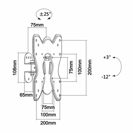 Soporte de pared Aisens WT42TS-005 vista 5