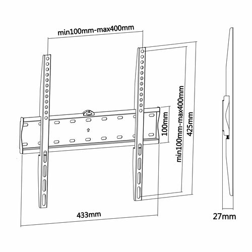 Soporte de pared Aisens WT55F-013 vista 4