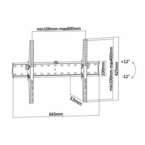 Soporte de pared Aisens WT70T-017 vista 5