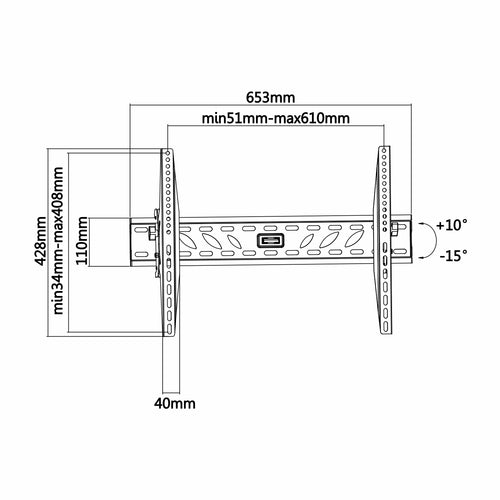 Soporte de pared Aisens WT70T-019 vista 5