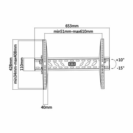 Soporte de pared Aisens WT70T-019 vista 5