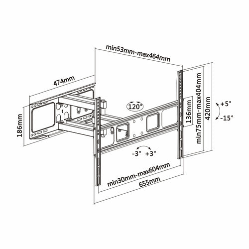 Soporte de pared Aisens WT70TSLE-023 vista 6
