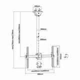 Soporte de techo Aisens CT70TSLE-033 vista 5