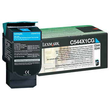 Toner cian C544X1CG Lexmark C544/X544 Alta Capacidad