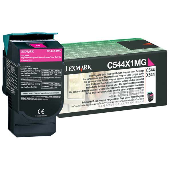 Toner Magenta C544X1MG Lexmark C544/X544 Alta Capacidad