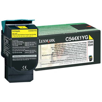 Toner Amarillo C544X1YG Lexmark C544/X544 Alta Capacidad
