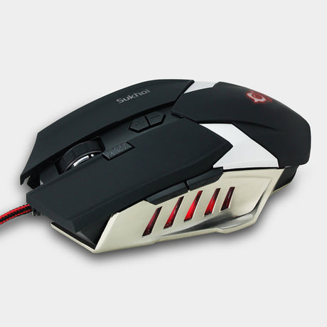 Ratón gaming Talius TAL-SUKHOI 2500 DPI USB-A negro imagen 1