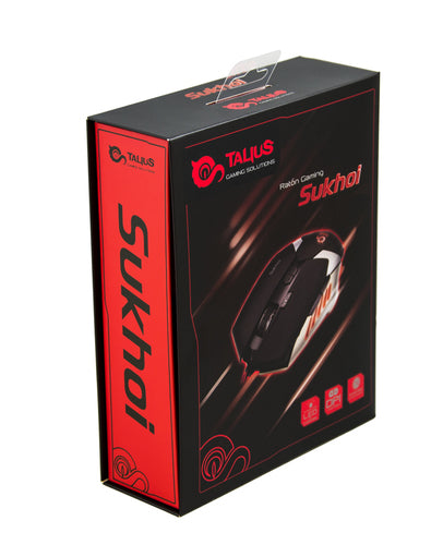 Ratón gaming Talius TAL-SUKHOI 2500 DPI USB-A negro imagen 5