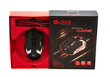 Ratón gaming Talius TAL-SUKHOI 2500 DPI USB-A negro imagen 6