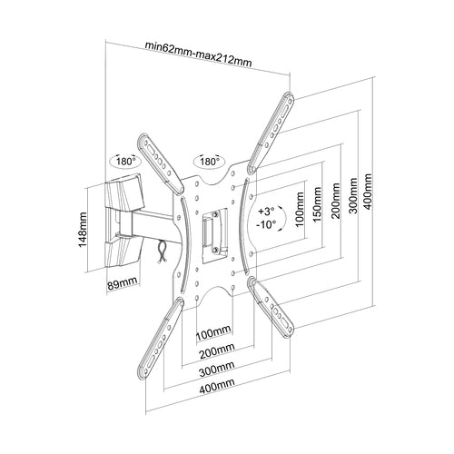 Soporte de pared Aisens WT55TSE-057 vista 5