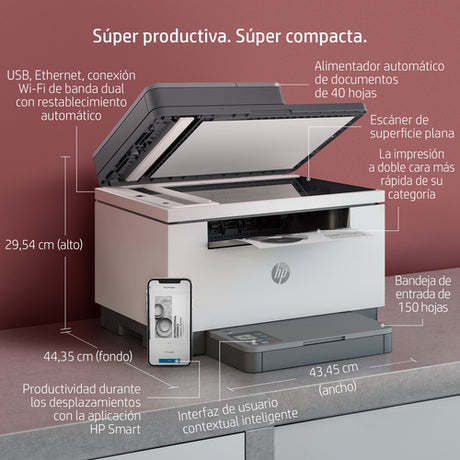 HP M234SDW Multifuncion Laser Monocromo 6GX01F imagen 7