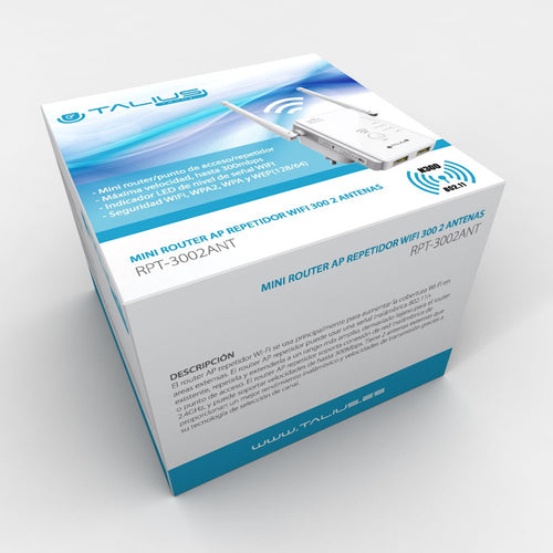 Router/repetidor/AP Talius TAL-RPT3002ANT 300Mbps imagen 3