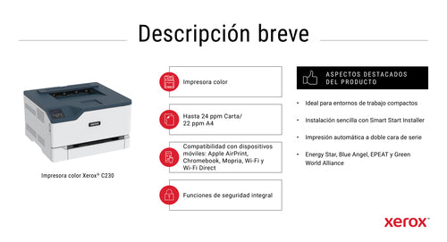 Impresora láser color Xerox C230V_DNI imagen 7