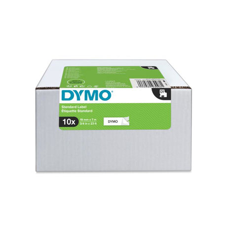 Dymo Cinta LM D1 Multipack 19mmx7m Negro / blanco imagen 1