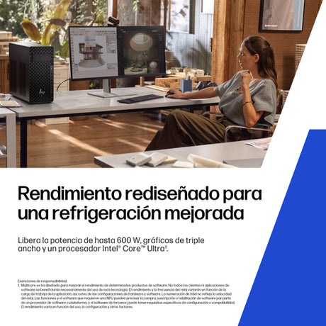 PC sobremesa HP Z2 TWR G1I DP2L0ET#ABE vista 4