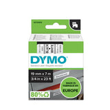 Dymo Cinta LM D1 19mmx7m Negro/blanco imagen 1