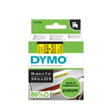 Dymo Cinta LM D1 19mmx7m Negro/amarillo imagen 1
