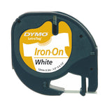 Dymo Cinta LT 12mmx4m Negro/Blanco para ropa imagen 1