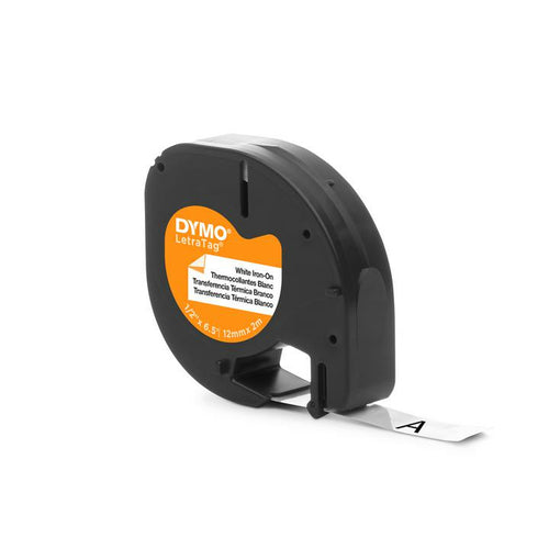 Dymo Cinta LT 12mmx4m Negro/Blanco para ropa imagen 2