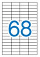APLI Etiquetas Adhesivas 48,5x16,9 mm Blanco Impresión imagen 1