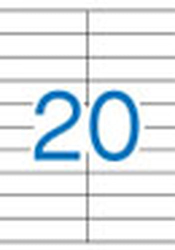 APLI Etiquetas Adhesivas 105x29 mm Blanco Impresión imagen 1