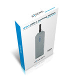 AISENS - USB-C DOCK 4 EN 1, USB-C A 1xHDMI, 2xUSB, 1xPD, GRIS, 15CM imagen 5