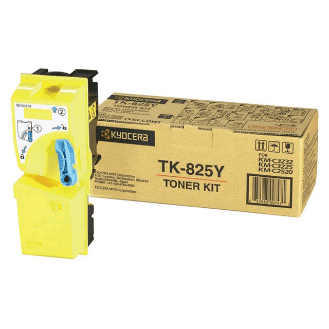 Toner  Kyocera TK825Y Amarillo 1T02FZAEU0