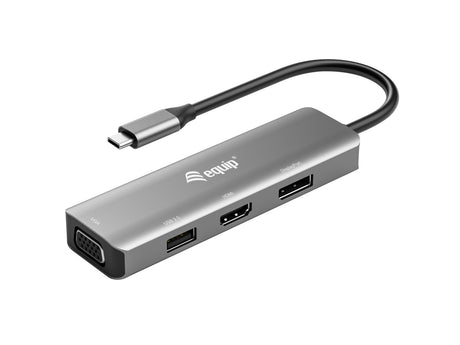 EQUIP ADAPTADOR USB-C 5IN1 HDMI DP 4K VGA USB 2.0 TIPO A