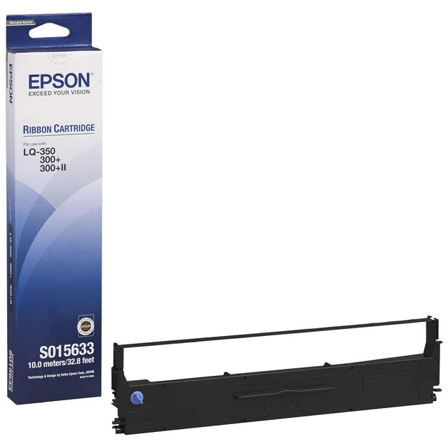 Cinta original Epson C13S015633 negra con embalaje para LQ-350 y LQ-300+