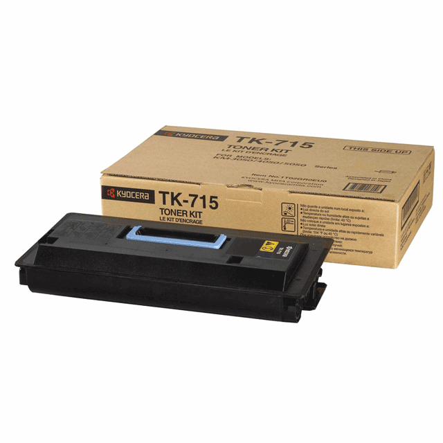 Toner  Kyocera TK-715 Negro 1T02GR0EU0