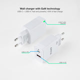 Cargador TooQ TQWC-GANQCPD45WT 45W imagen 1