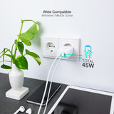 Cargador TooQ TQWC-GANQCPD45WT 45W imagen 3