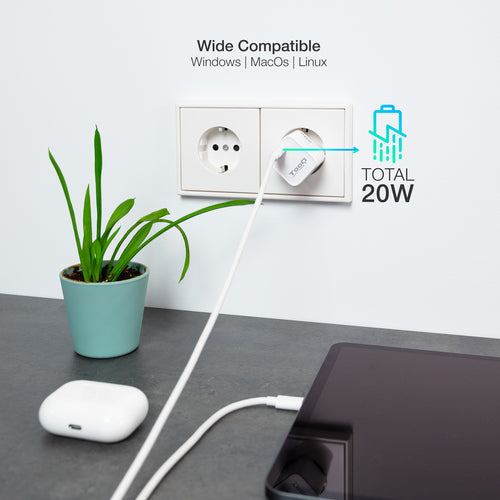 Cargador TooQ TQWC-PD20WT 20W imagen 3