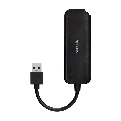 AISENS - HUB USB 3.0, TIPO A/M-4XTIPO A/H, NEGRO, 15CM imagen 1