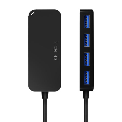 AISENS - HUB USB 3.1 USB-C, USB-C/M-4XTIPO A/H, NEGRO, 15CM imagen 2